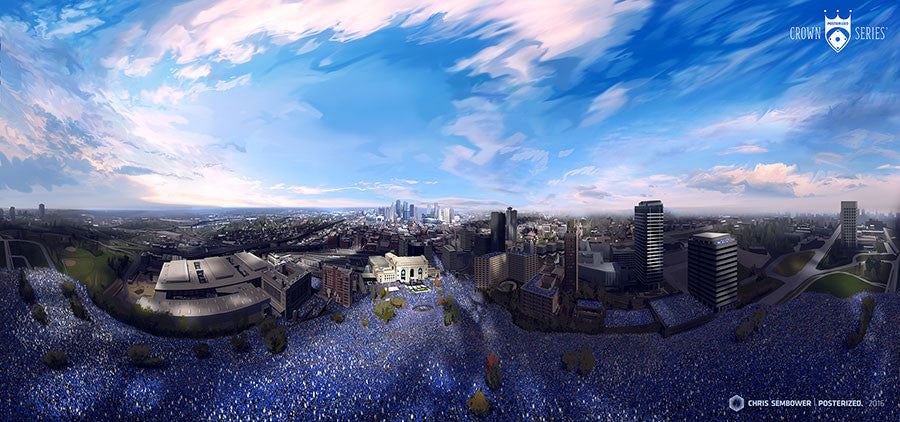 800k: Posterized 13x19" Paper Print