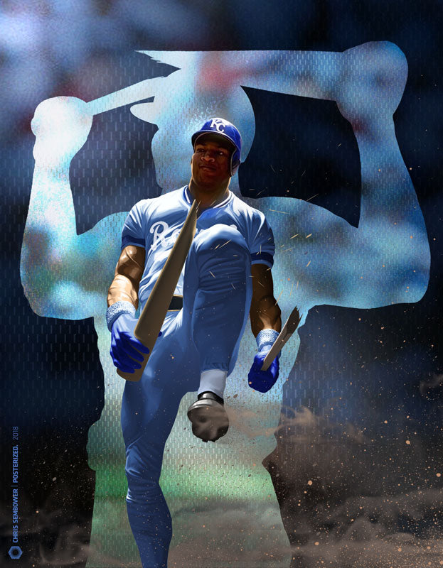 Broken Bats: Posterized 13x19" Paper Print