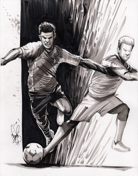 CS024: Krisztian Nemeth Pen + Ink Illustration (Framed After Purchase)