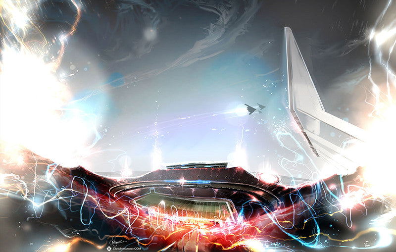 Electric Arrowhead: Posterized 13x19" Paper Print