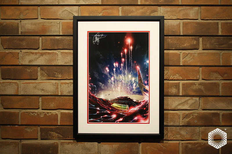 Electric Flyover: Framed & Matted