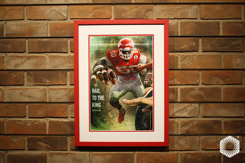 Hail To The King: Framed & Matted