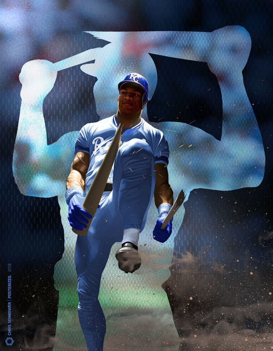 Broken Bats: Posterized 13x19" Paper Print