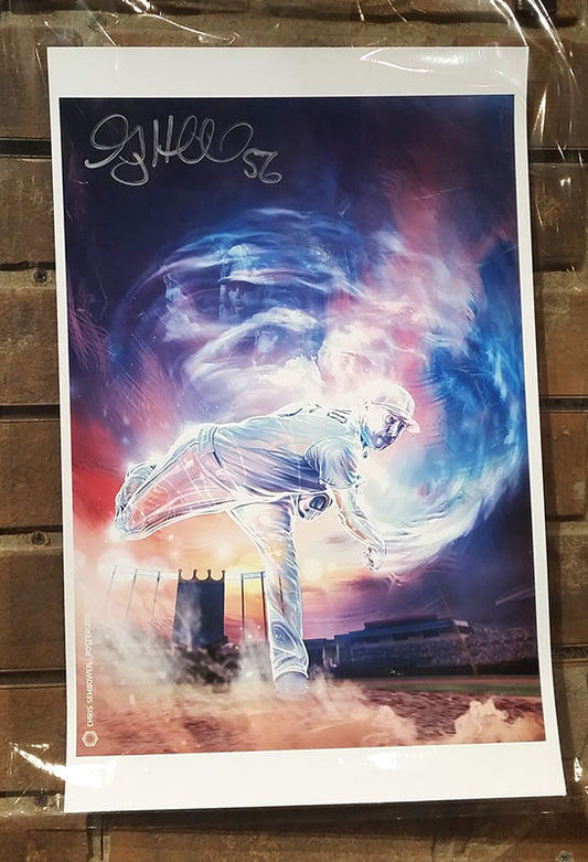 Cold As Ice - Signed by Greg Holland: 17" Paper Print