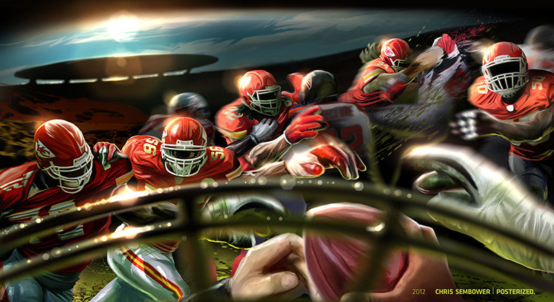 Head Rush: Posterized 13x19" Paper Print