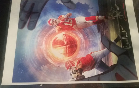 Signed by Patrick Mahomes II: Magic Bullet 13x19" Print