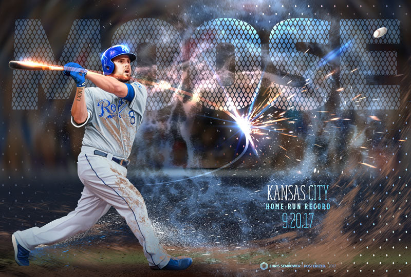 Home Run Record: Posterized 13x19" Paper Print