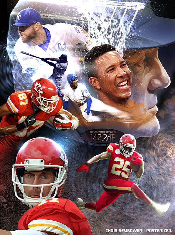KC Pride: Posterized 13x19" Paper Print