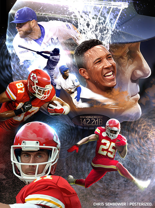 KC Pride: Posterized 13x19" Paper Print