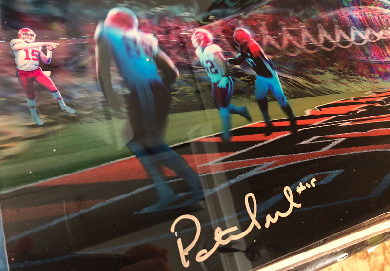 Signed by Patrick Mahomes II: Railgun 20" Acrylic Print
