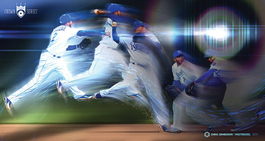 Throwing Lasers: Posterized 13x19” Paper Print