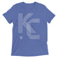 KC Five Line: Mens Triblend Short sleeve t-shirt