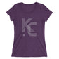 KC Five Line: Ladies' Triblend short sleeve t-shirt