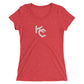 KC Gothic: Ladies' tri-blend short sleeve t-shirt