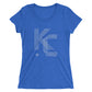 KC Five Line: Ladies' Triblend short sleeve t-shirt