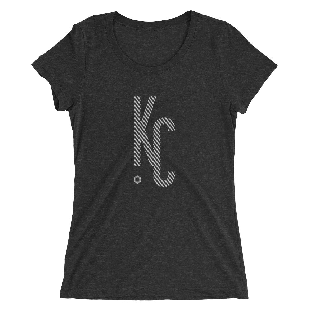 KC Ligature One: Ladies' Triblend short sleeve t-shirt