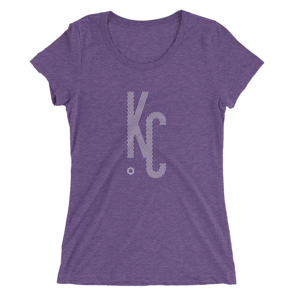 KC Ligature One: Ladies' Triblend short sleeve t-shirt