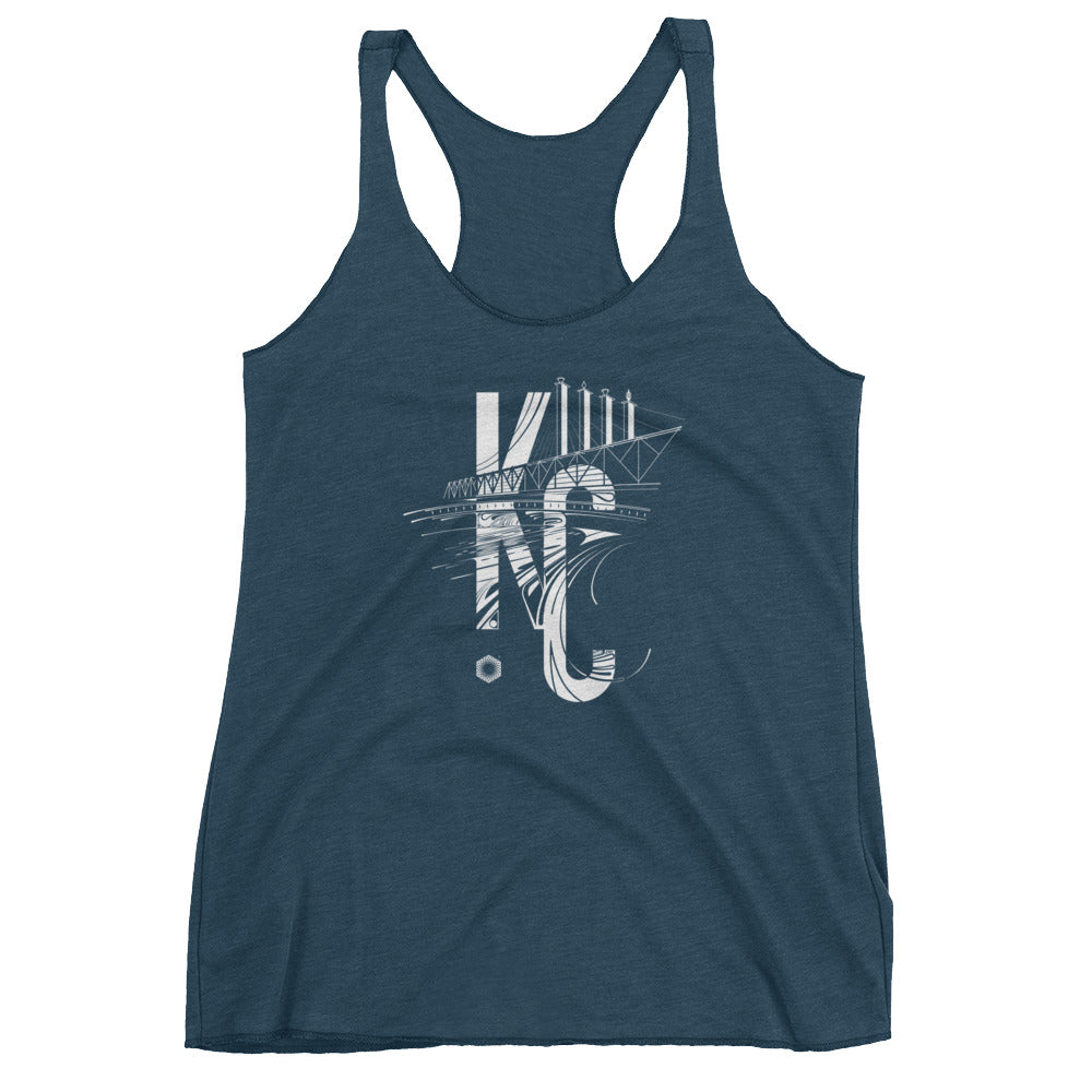 KC Bartle: Women's Triblend Racerback Tank