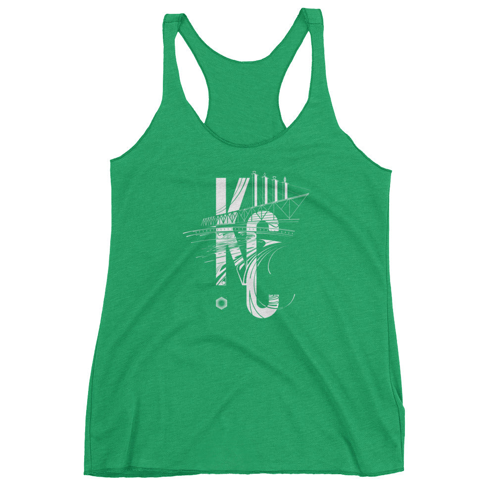 KC Bartle: Women's Triblend Racerback Tank