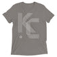 KC Five Line: Mens Triblend Short sleeve t-shirt