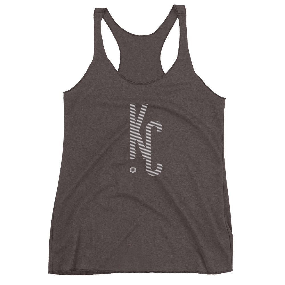 KC Ligature One: Women's Triblend Racerback Tank