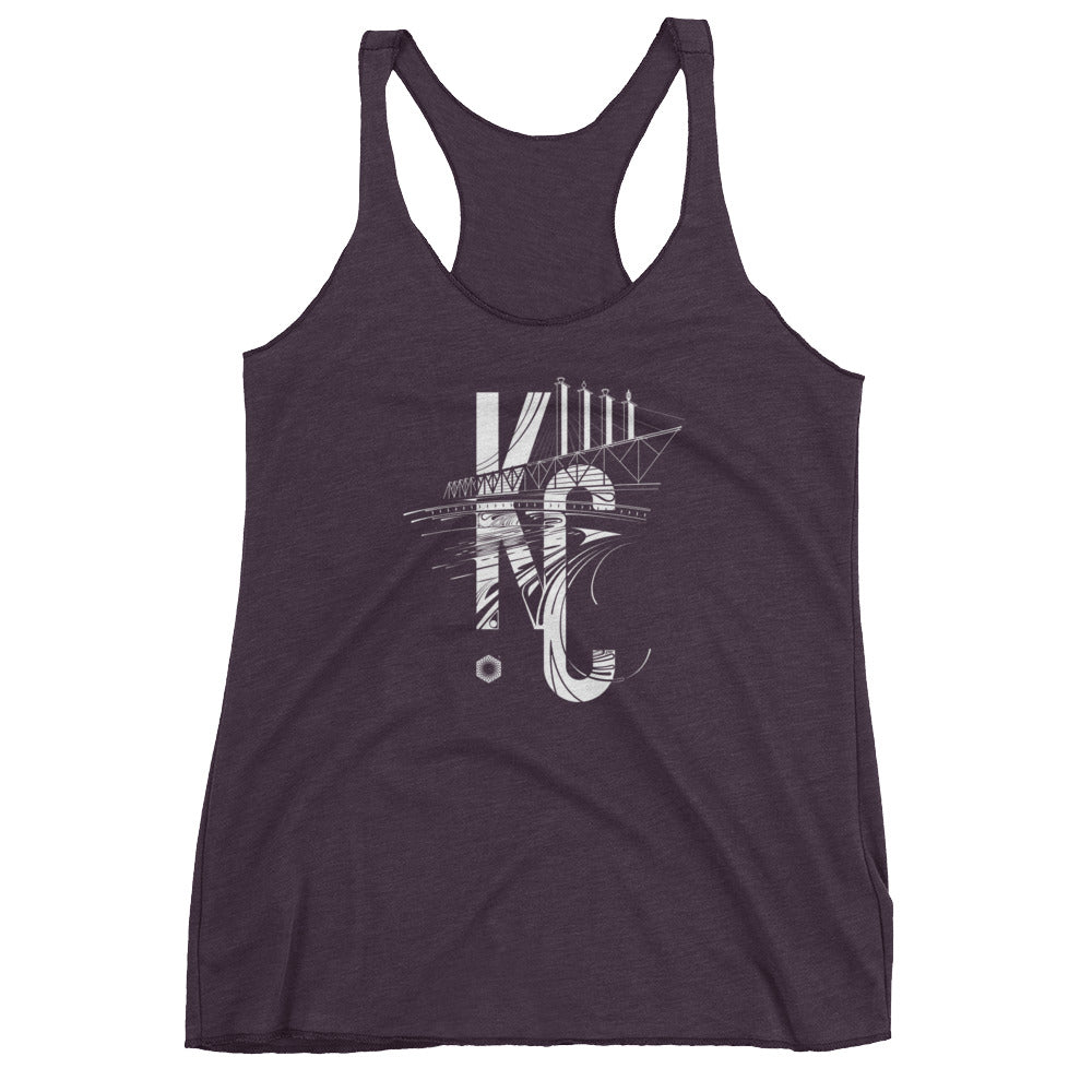 KC Bartle: Women's Triblend Racerback Tank