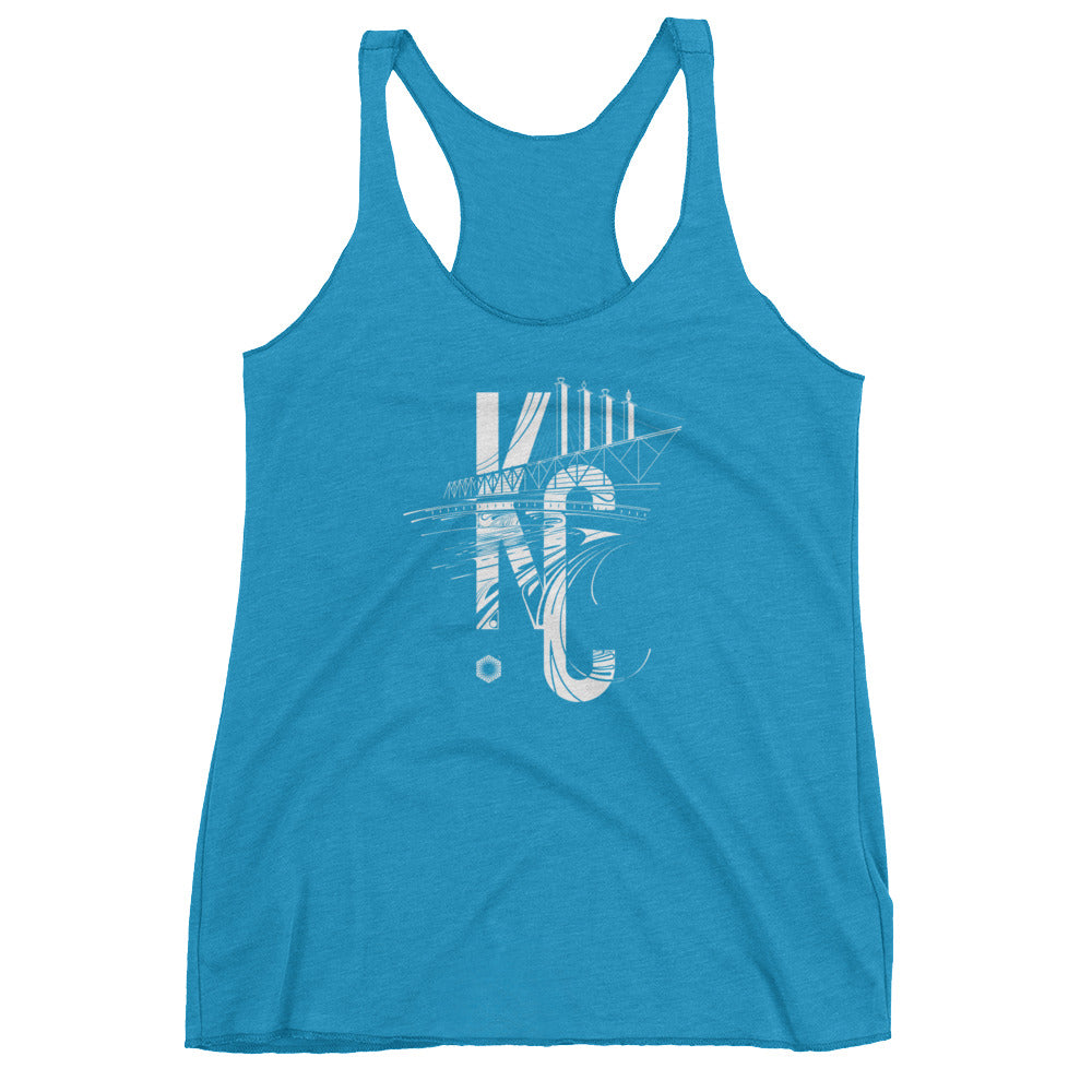 KC Bartle: Women's Triblend Racerback Tank