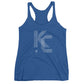 KC Five Line: Women's Triblend Racerback Tank
