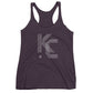 KC Five Line: Women's Triblend Racerback Tank