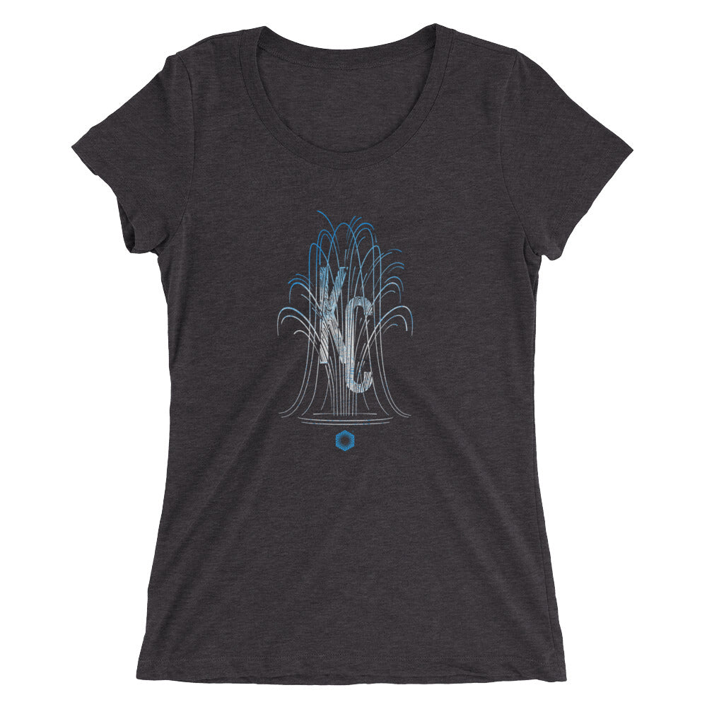 KC Fountain: Ladies' Triblend short sleeve t-shirt