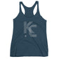 KC Five Line: Women's Triblend Racerback Tank