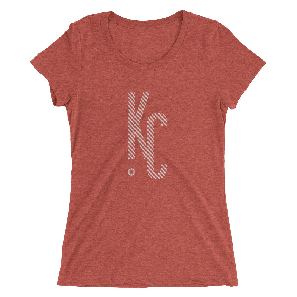 KC Ligature One: Ladies' Triblend short sleeve t-shirt