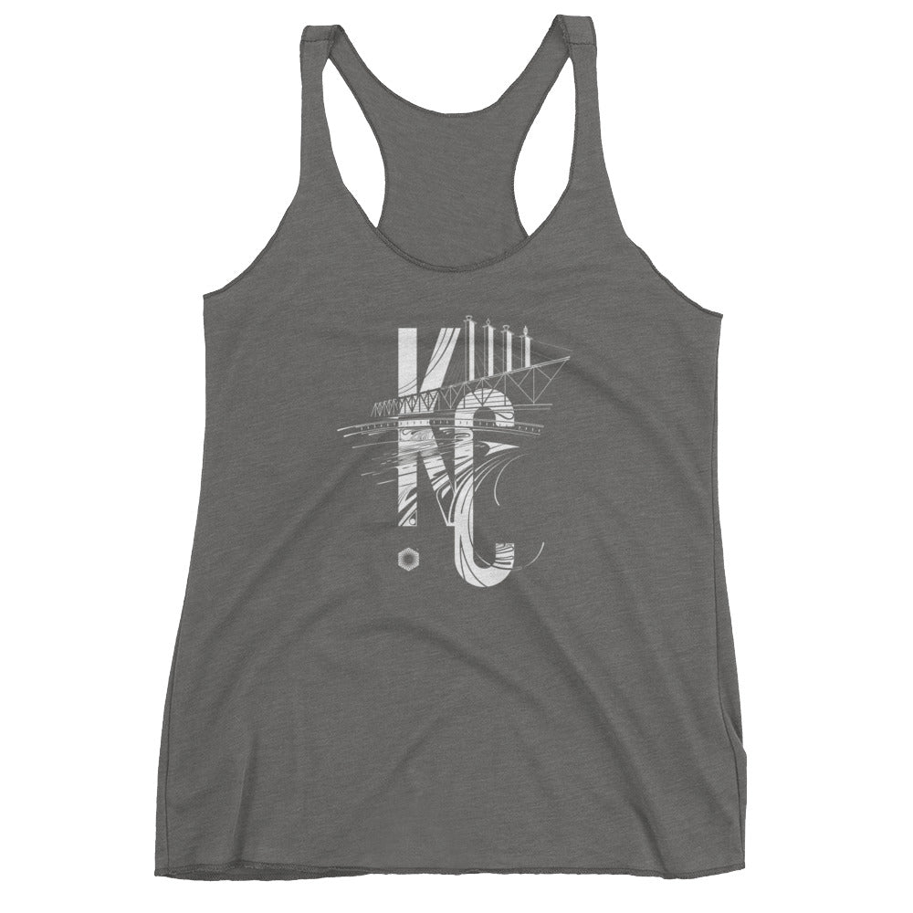 KC Bartle: Women's Triblend Racerback Tank