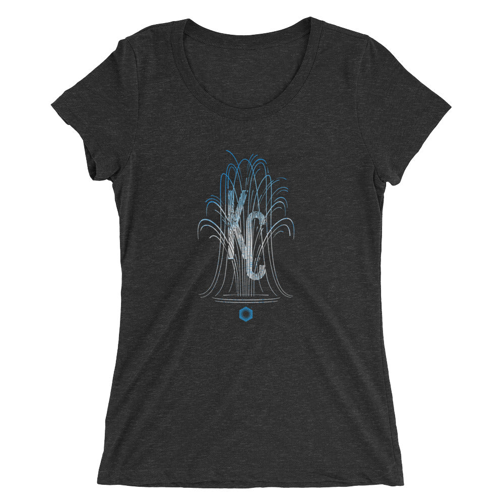 KC Fountain: Ladies' Triblend short sleeve t-shirt