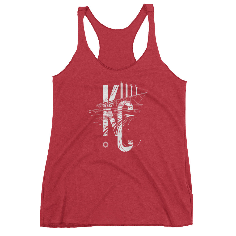 KC Bartle: Women's Triblend Racerback Tank