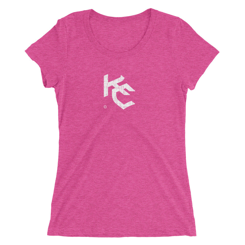 KC Gothic: Ladies' tri-blend short sleeve t-shirt