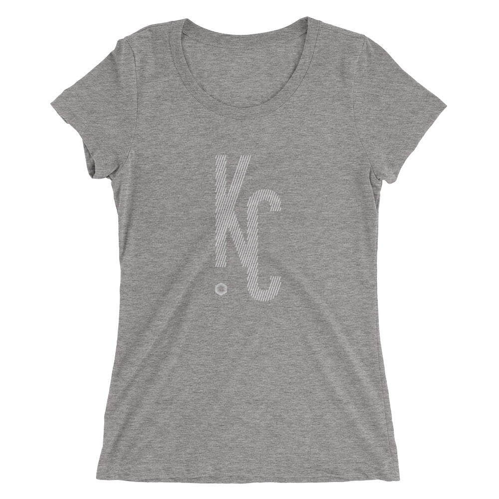 KC Ligature One: Ladies' Triblend short sleeve t-shirt