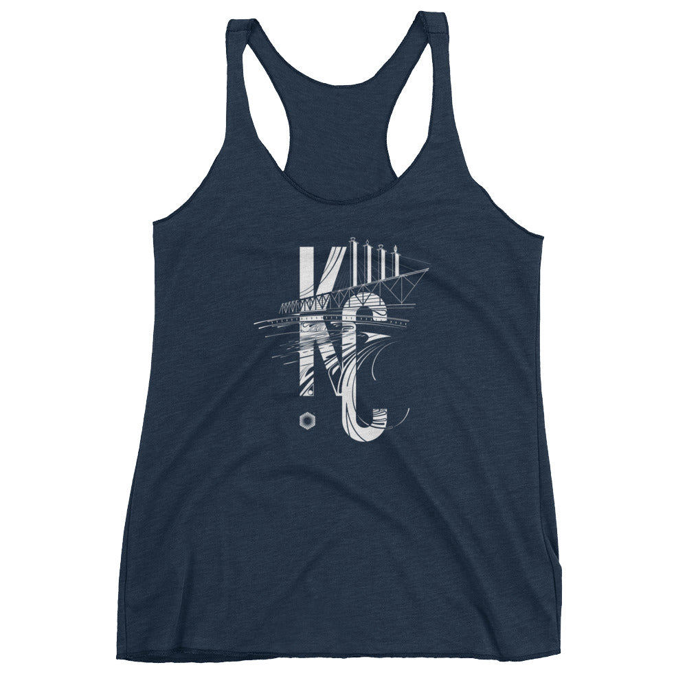 KC Bartle: Women's Triblend Racerback Tank