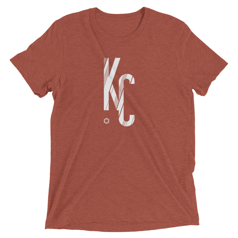 KC Sans: Mens Triblend Short sleeve t-shirt