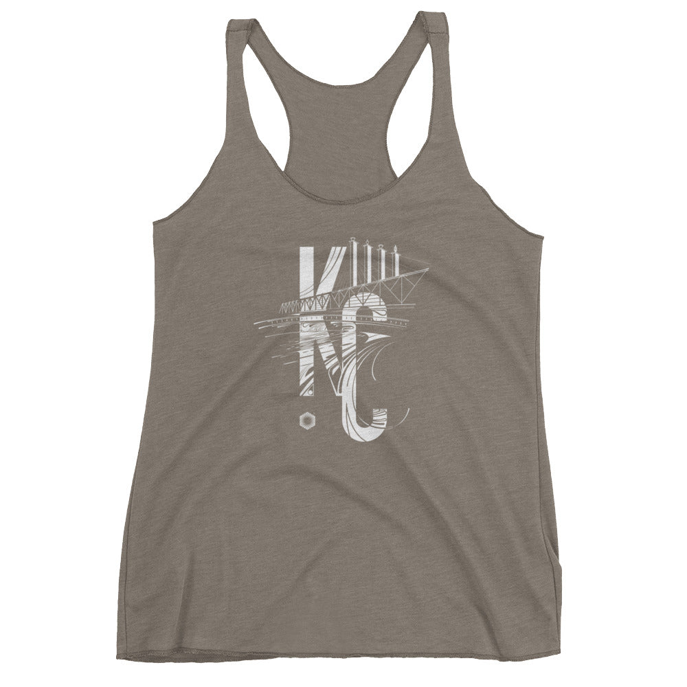KC Bartle: Women's Triblend Racerback Tank