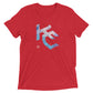 KC Gothic (Paint Roll): Mens Triblend Short sleeve t-shirt