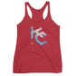 KC Gothic (Paint Roll): Women's Triblend Racerback Tank