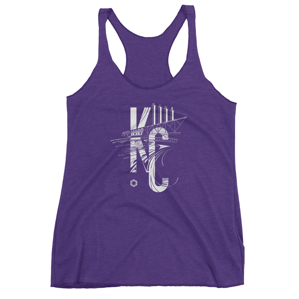 KC Bartle: Women's Triblend Racerback Tank