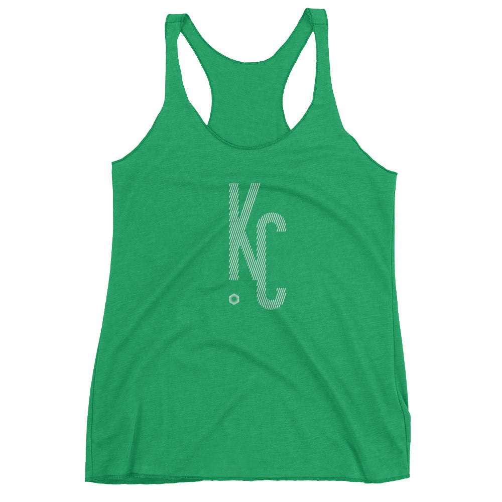 KC Ligature One: Women's Triblend Racerback Tank
