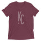 KC Ligature One: Mens Triblend Short sleeve t-shirt