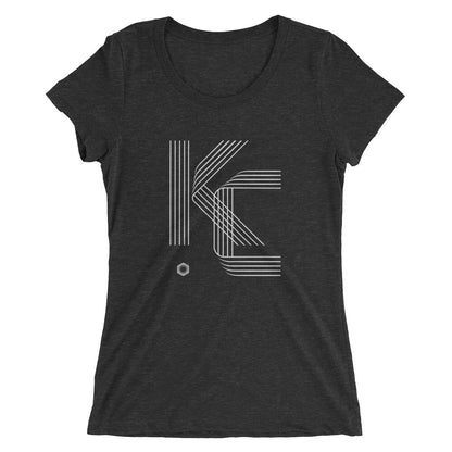 KC Five Line: Ladies' Triblend short sleeve t-shirt