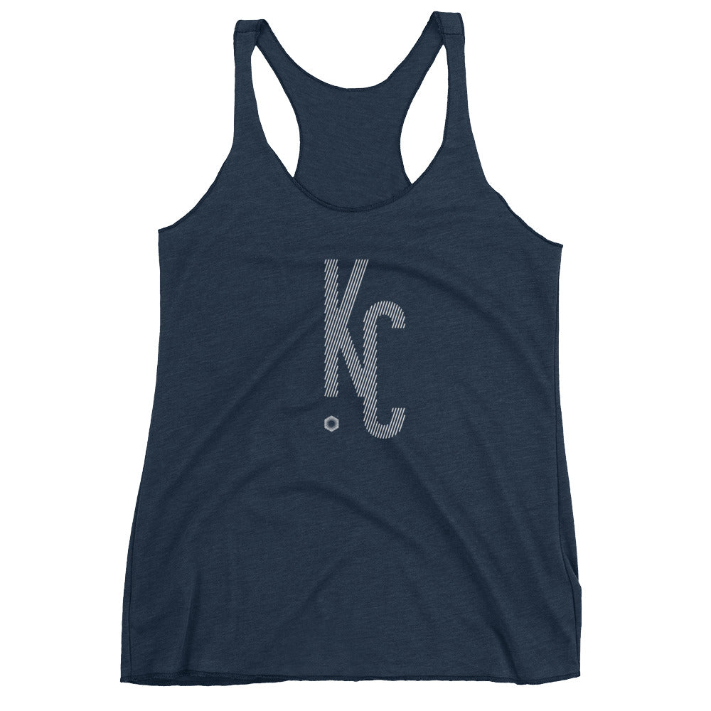 KC Ligature One: Women's Triblend Racerback Tank