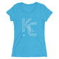 KC Five Line: Ladies' Triblend short sleeve t-shirt