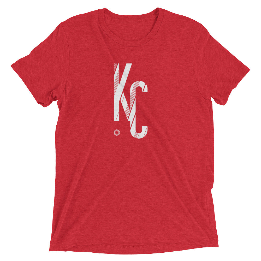 KC Sans: Mens Triblend Short sleeve t-shirt