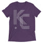 KC Five Line: Mens Triblend Short sleeve t-shirt